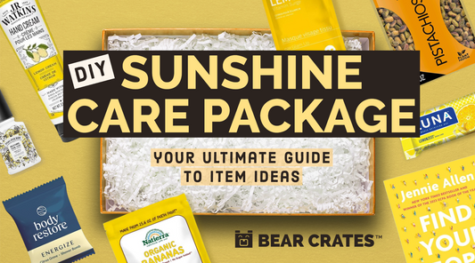 Image of Yellow Items to Include in a Sunshine Care Package