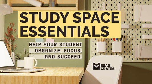 Image for Blog With Information on Study Space Essentials to Include in Care Packages