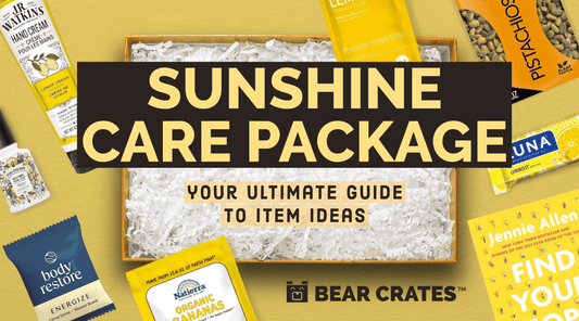 Huge List of Item Ideas for Sunshine Care Packages Blog Main Image