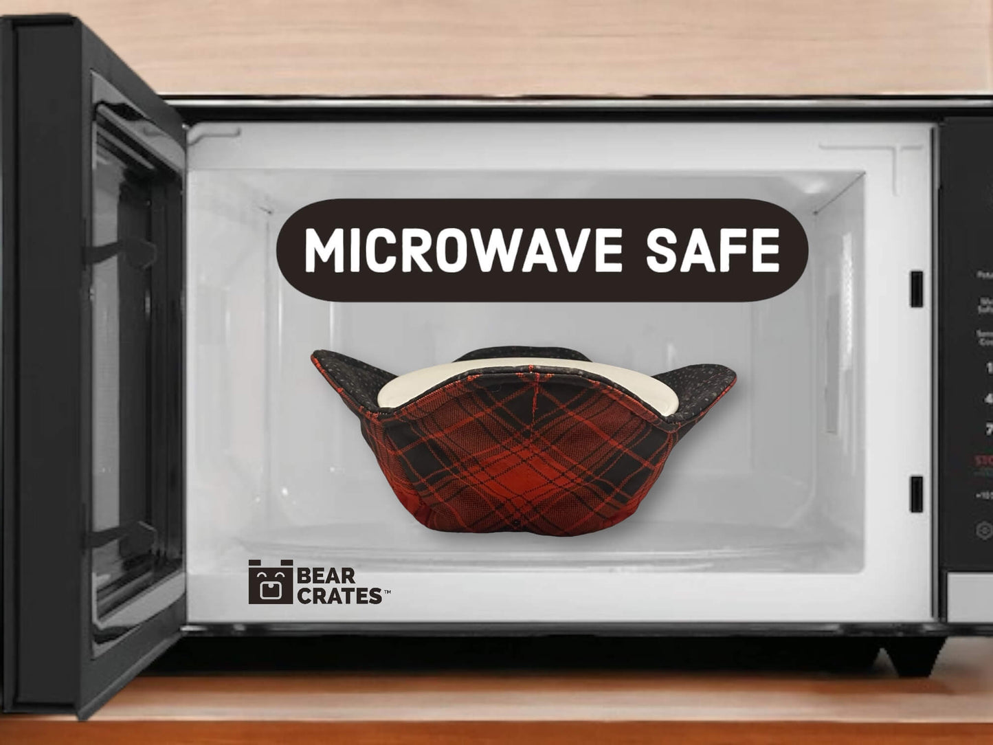 Red & Black Plaid High Quality Microwave Bowl Cozy