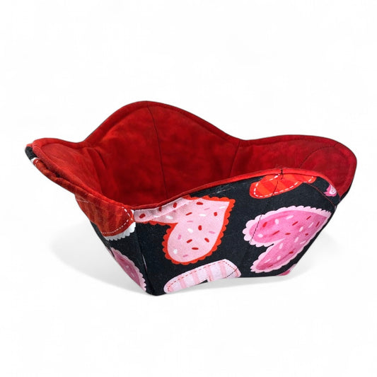 Big Heart Bowl Cozy for Microwave