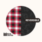 Unique Red White & Black Plaid College Dorm Gift, Microwave Bowl Cozy