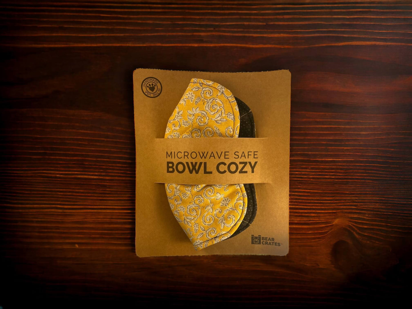 Yellow Floral Microwave Bowl Cozy