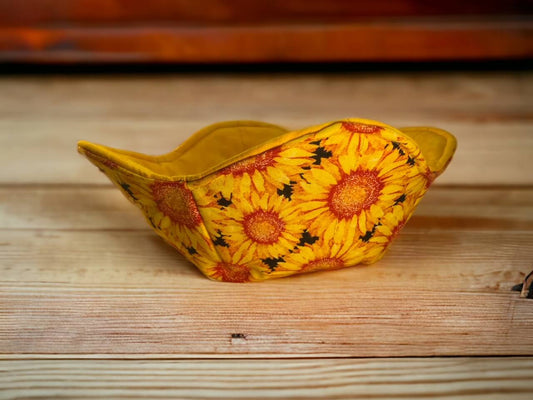 Sunflower Microwave Bowl Cozy