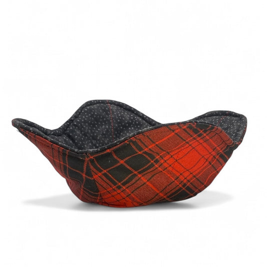 Red & Black Plaid Bowl Cozy for Microwave