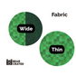 Fabric with Green Squares and Pixels that Looks Like Sweeper