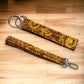 Sunflower Key or Fob Wristlet with Maroon & Gold