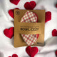 Red Plaid & Heart Microwave Bowl Cozy